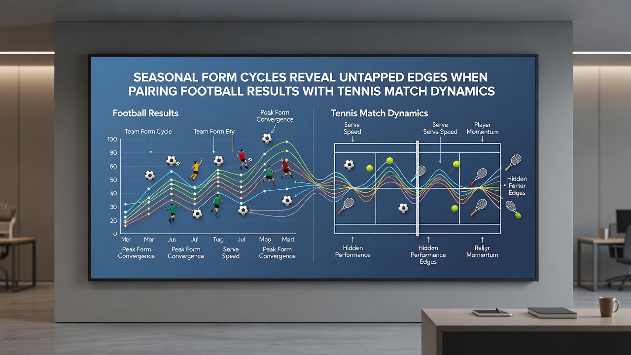 Cross-sport analysis of football, tennis and racing form cycles