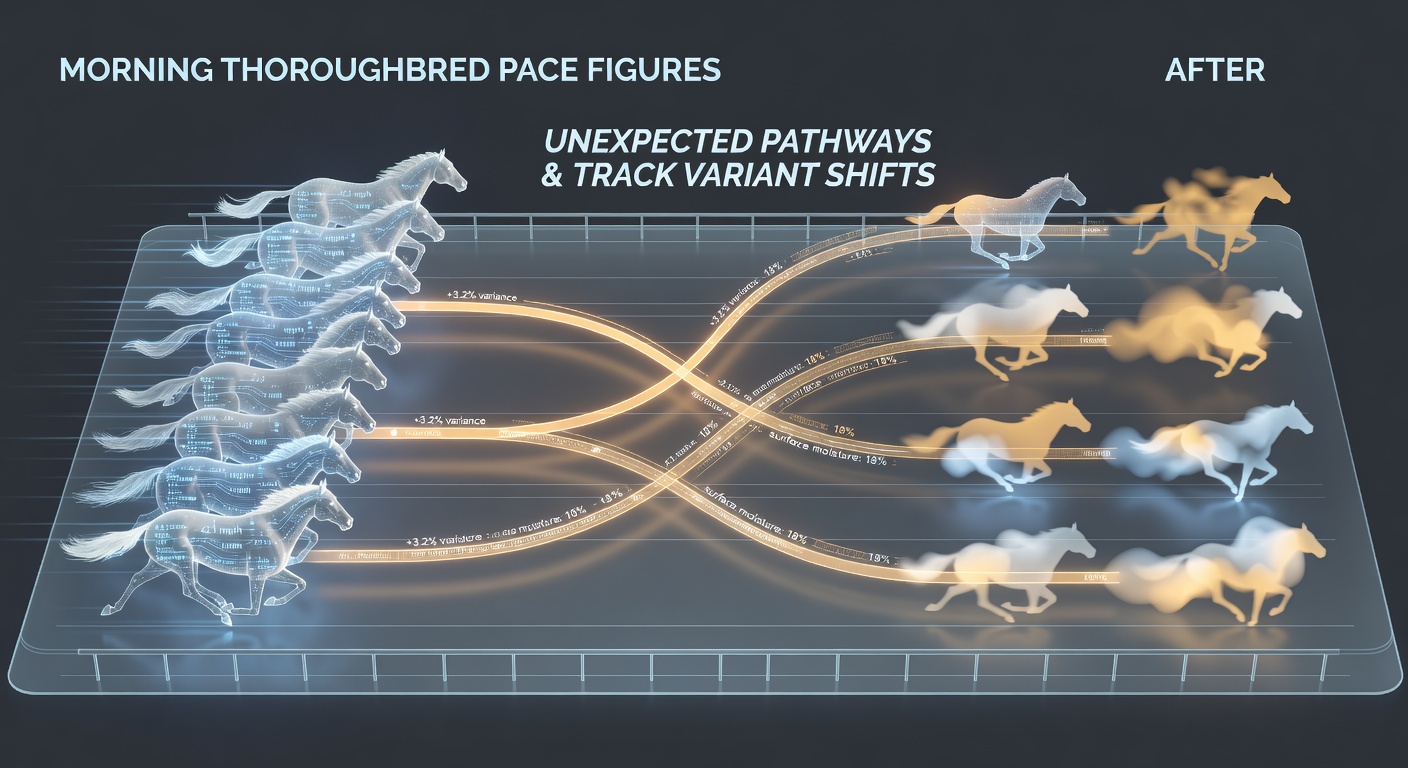 Split screen showing morning thoroughbred workout data transitioning into afternoon NBA game rebound tracking